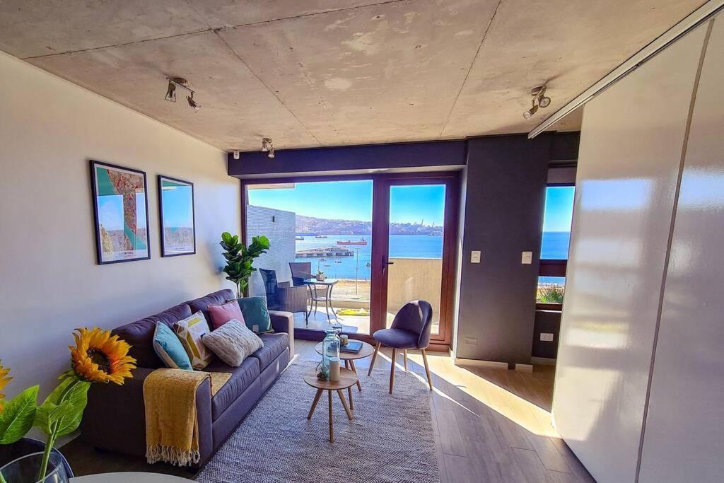 Espectacular Departamento Con Vista Al Mar En Mirador Baron * Valparaíso